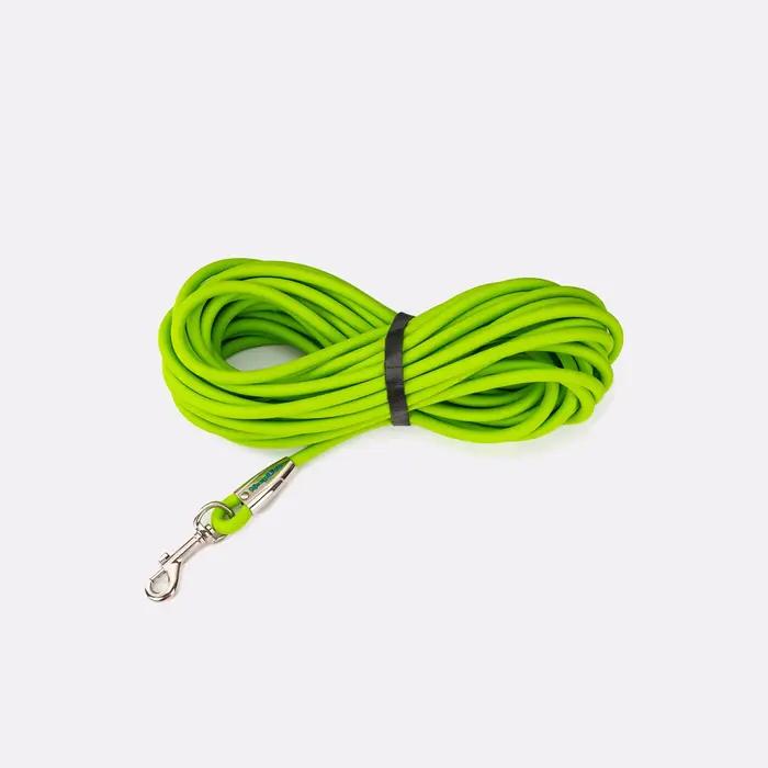 Longue laisse pour chien 6m/12m, imperméable en PVC, résistante aux morsures, pour l'entraînement, l