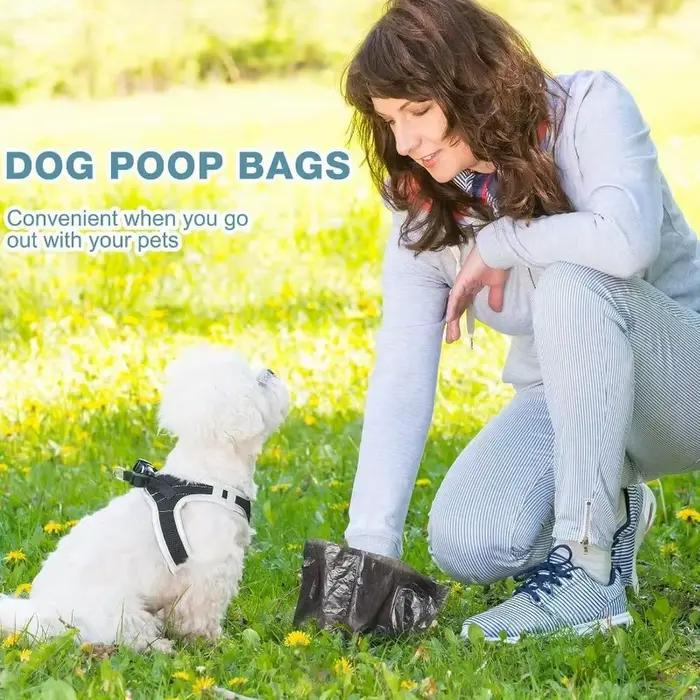 150 sacs de merde de chien + 1 sacs de déchets d'animaux en os pour distributeur de merde sacs de me