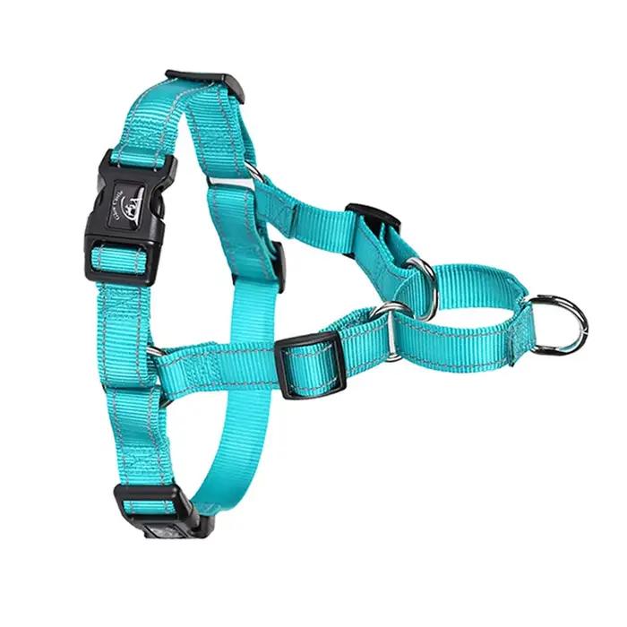 Harnais pour chien sans traction pour chiens de taille moyenne et grande, réfléchissant, sans starte