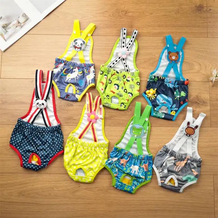 Pantalons physiologiques unisexes pour animaux de compagnie, sous-vêtements pour filles, couches pou