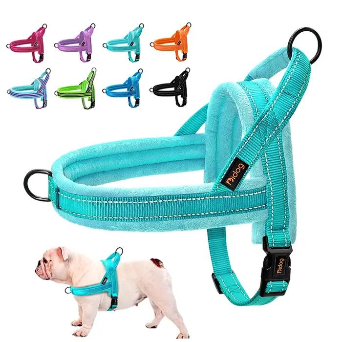 Harnais chaud pour chien, gilet d'hiver pour chien, doux et rembourré, harnais d'entraînement pour a