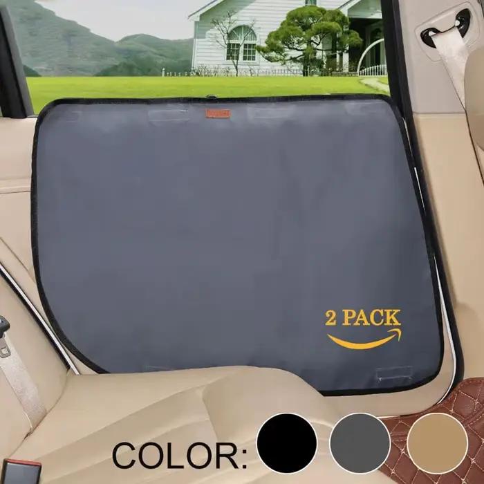 Couverture de porte de voiture pour chien, 2 pièces/paquet, tapis de Protection imperméable en tissu