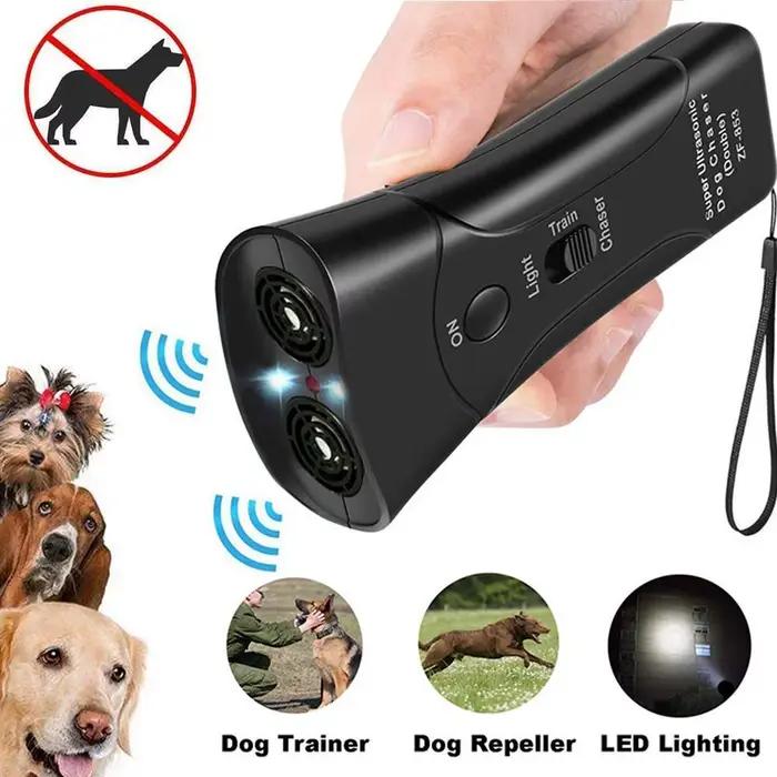 Répulsif ultrasonique pour chiens, dispositif Anti-aboiement Portable avec lanière indicateur LED, d