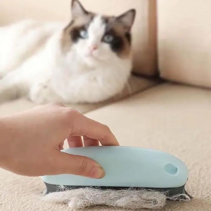 Brosse épilatoire pour animaux de compagnie, dissolvant de poils de chien et de chat, détail efficac