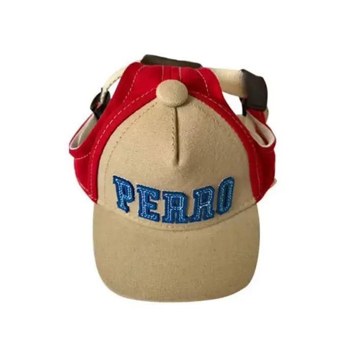 Casquettes pour animaux de compagnie petit chiot Sport lettre casquette pour chiens Baseball visière