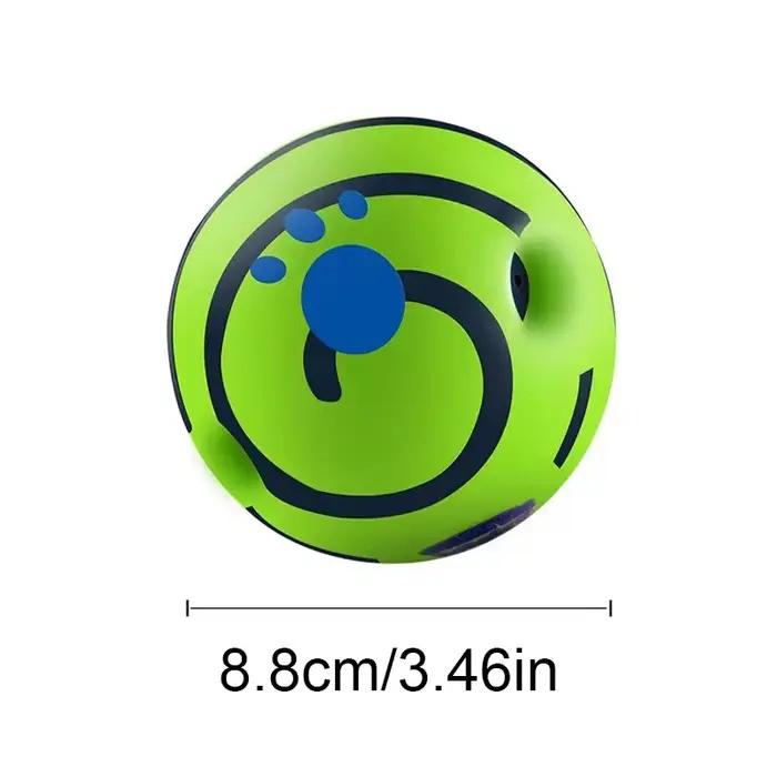 Wobble Wag Giggle Ball, jouet interactif pour chien, balle sonore amusante qui roule et qui bouge po