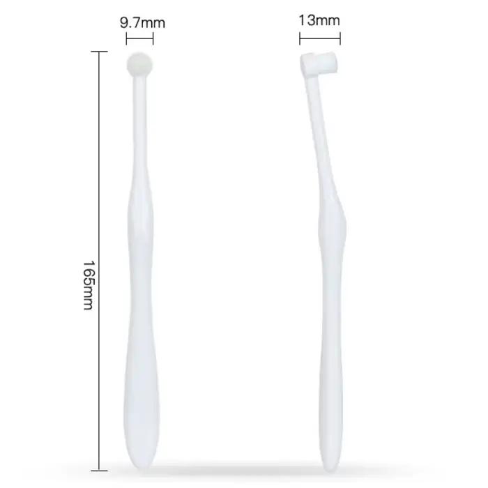 Brosse à dents pour animaux de compagnie, mini tête, livres de dents, poils confortables, soins bucc