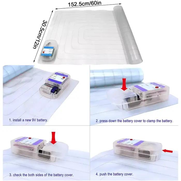 Pet Shock Mat Tapis d'entraînement pour chats, chiens, garder les chats, les chiens hors de Furnitur