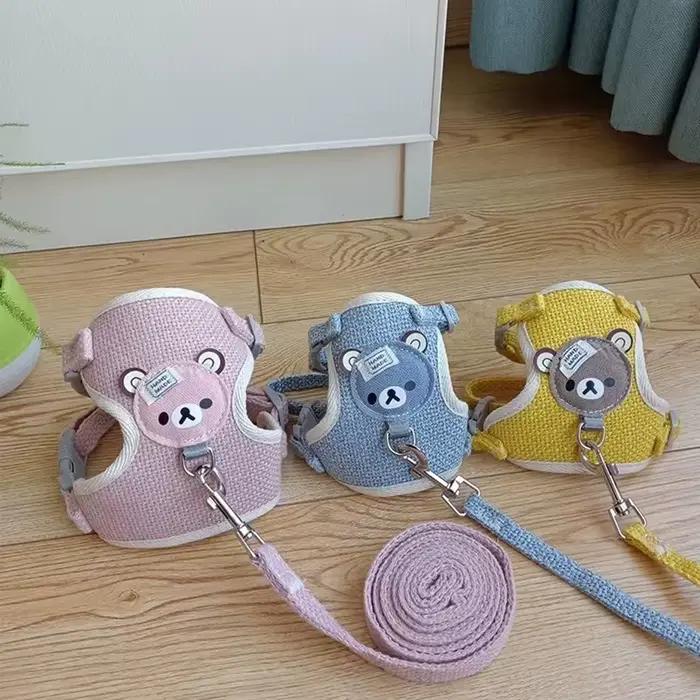 Laisse pour chien Winnie l'ourson harnais laisse chat marche chien petit chien Teddy gilet style har