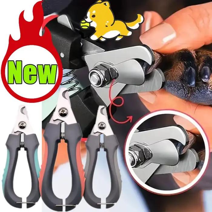 Coupe-ongles professionnel en acier inoxydable pour animaux de compagnie, ciseaux à griffes pour chi