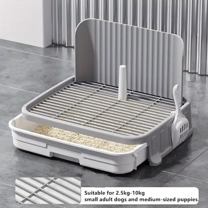 Pot pour chien, plateau à pipi spécifique pour chien, boîte de sable Anti-marche pour petits chiens/