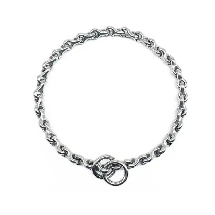 HQ-Collier de bain en acier inoxydable solide, 304 Keel P JODog, laisse pour petits animaux de compa