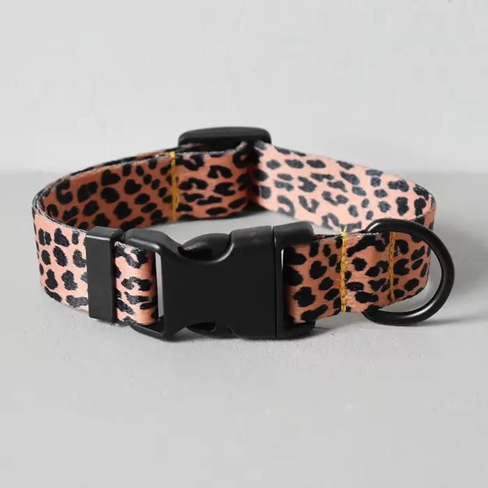 Collier réglable en Nylon imprimé pour chien, 15 types de couleurs, produits pour animaux de compagn