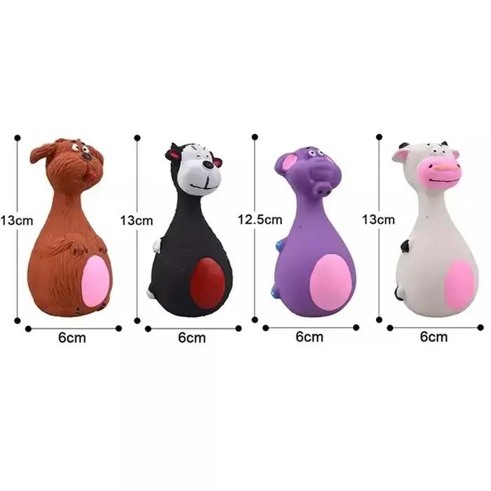 Jouets en caoutchouc pour chien grinçant, jouet à mâcher en Latex résistant aux morsures, jouet sono
