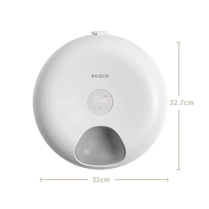 ROJECO Mangeoire automatique intelligente pour animaux de compagnie, distributeur de nourriture pour