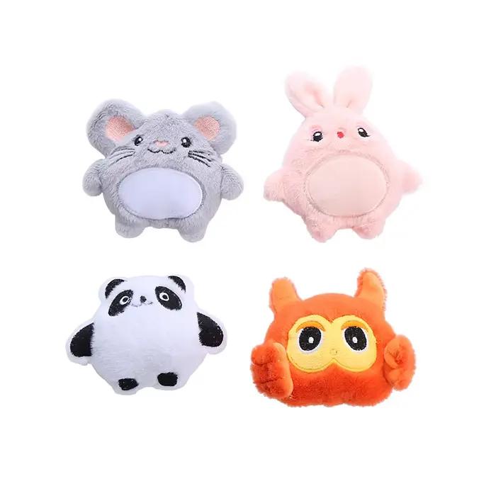 Jouet en peluche chat en papier sonore d'herbe à chat, 1 pièce, souris interactive douce et solide,