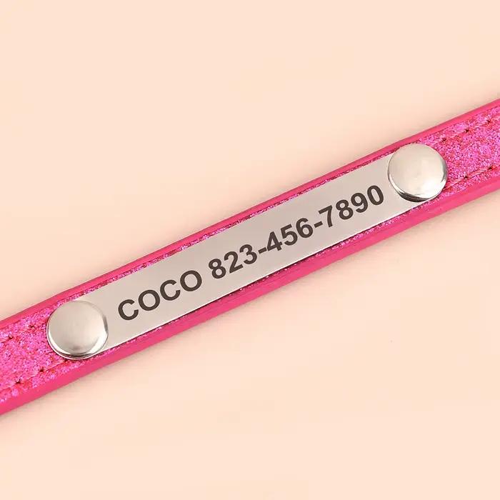 Collier d'identification Anti-perte pour chat, collier personnalisé pour chiot et chat, étiquette de