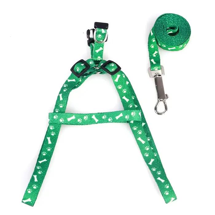 Laisse pour petit chien bon marché, laisse pour chiots, ensemble de laisse et harnais pour animaux d