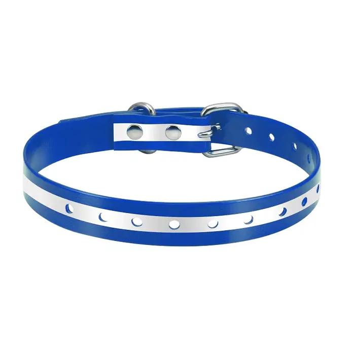 Collier réfléchissant jaune en TPU pour chien, colliers pour animaux de compagnie, pour petits, moye