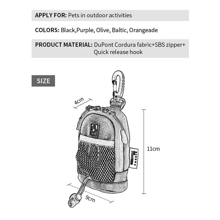 Truelove – support de sac à merde multifonctionnel pour animaux de compagnie, pour laisse, sac de fr