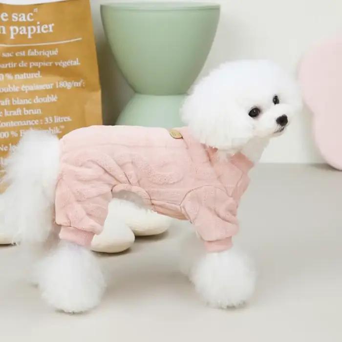 Combinaison d'hiver pour chien, manteau chaud, vêtements pour petits et moyens chiens, pyjama pour c