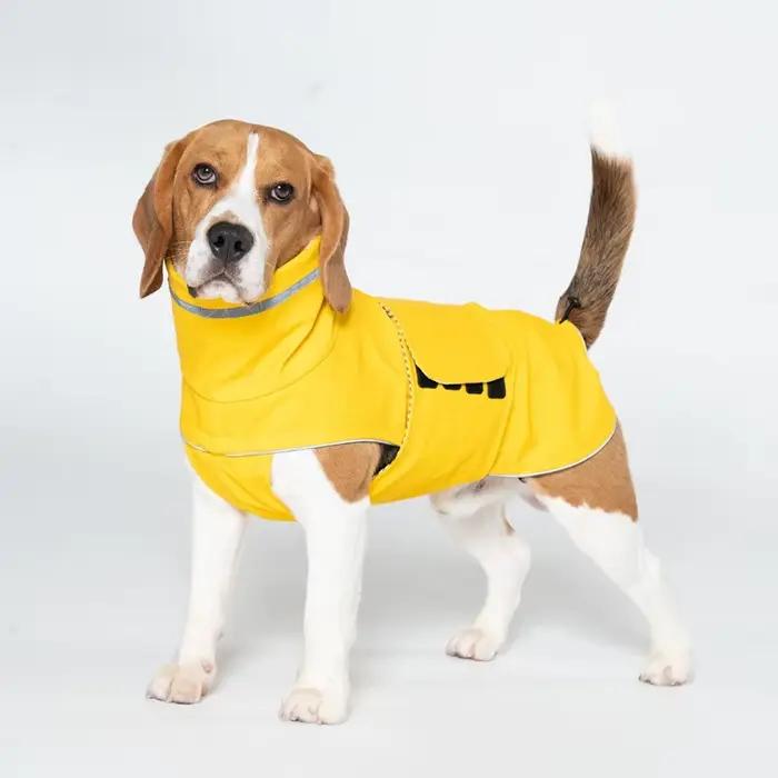 Veste d'extérieur imperméable et anti-poussière pour chien, tenue imperméable pour animaux de compag