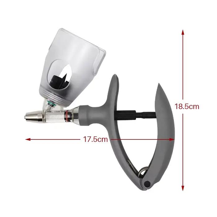 Seringue vétérinaire pour animaux de 2Ml/5Ml, injecteur de vaccin continu réglable pour poulet, coch