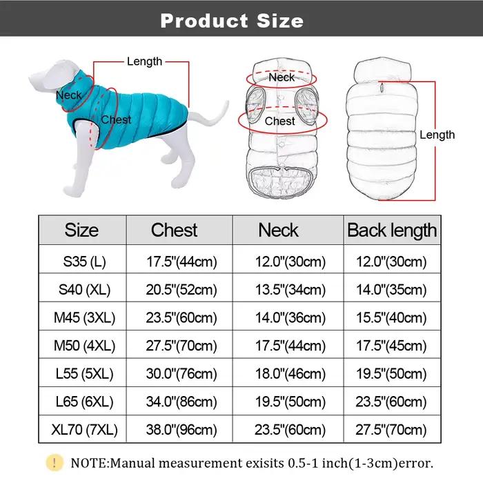 Veste chaude réversible pour chiens, manteau optique à 3 couches, vêtements pour animaux de compagni