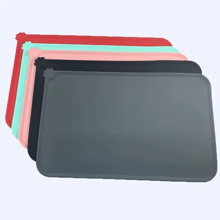 Tapis d'hiver imperméable pour animaux de compagnie, pour chien et chat, couleur unie, en Silicone,