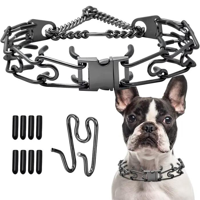 Collier de dressage pour chien efficace avec fonction anti-traction confortable, réglable multi-tail