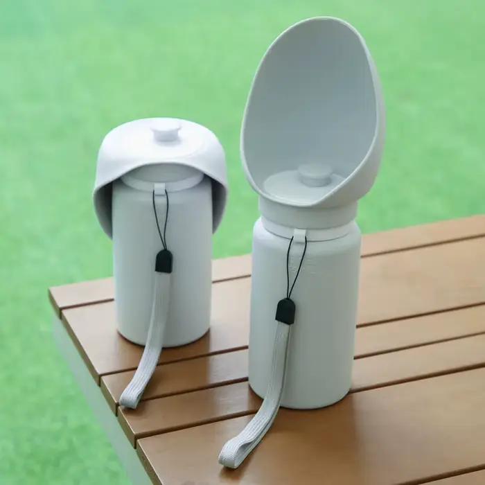 Tasse d'eau pliante de voyage pour animaux de compagnie, Gel de silice, Mini chien de marche en plei
