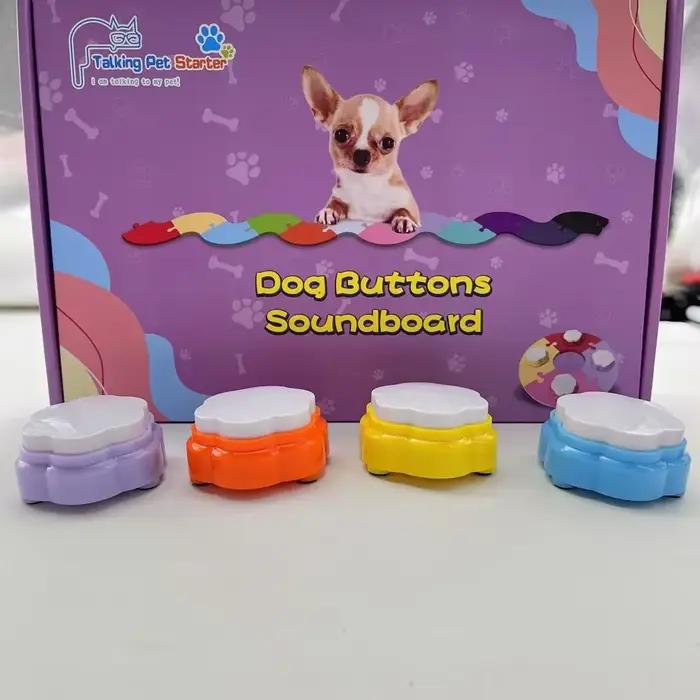 Bouton vocal pour animaux de compagnie, bouton de Communication pour chien, entraînement pour chiens