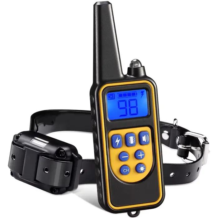 Collier de dressage électrique pour chien, collier anti-aboiement aste, collier de vibration de choc