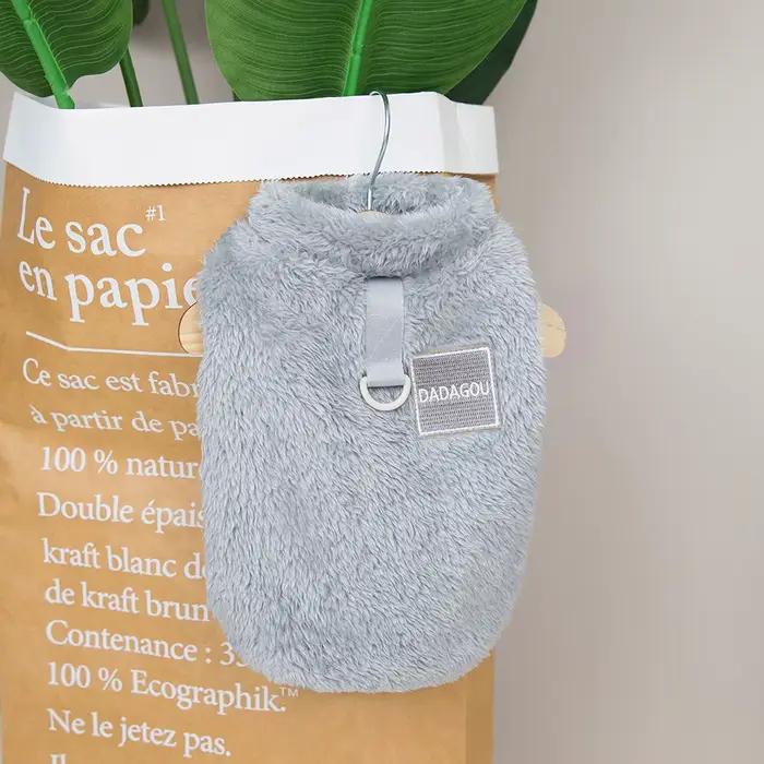 Vêtements d'hiver en flanelle douce pour petits chiens, pull chaud pour chiot et chat, manteau pour