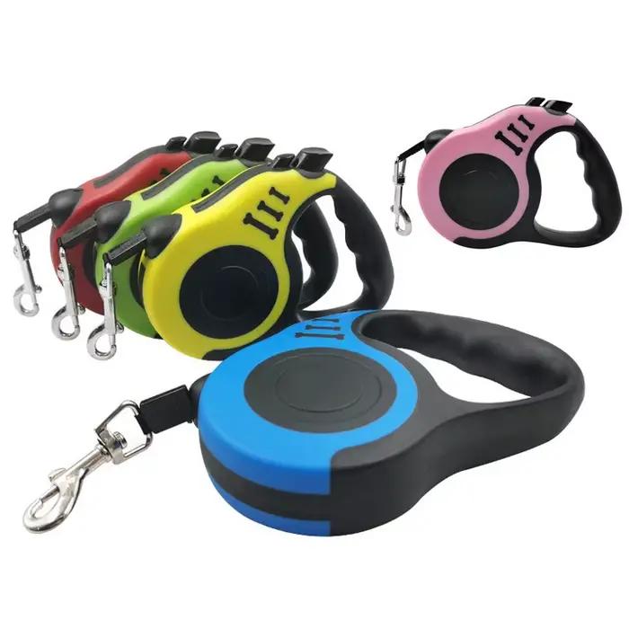 Laisse rétractable pour chien de 3 mètres et 5 mètres, laisse pour animaux de compagnie, corde de Tr