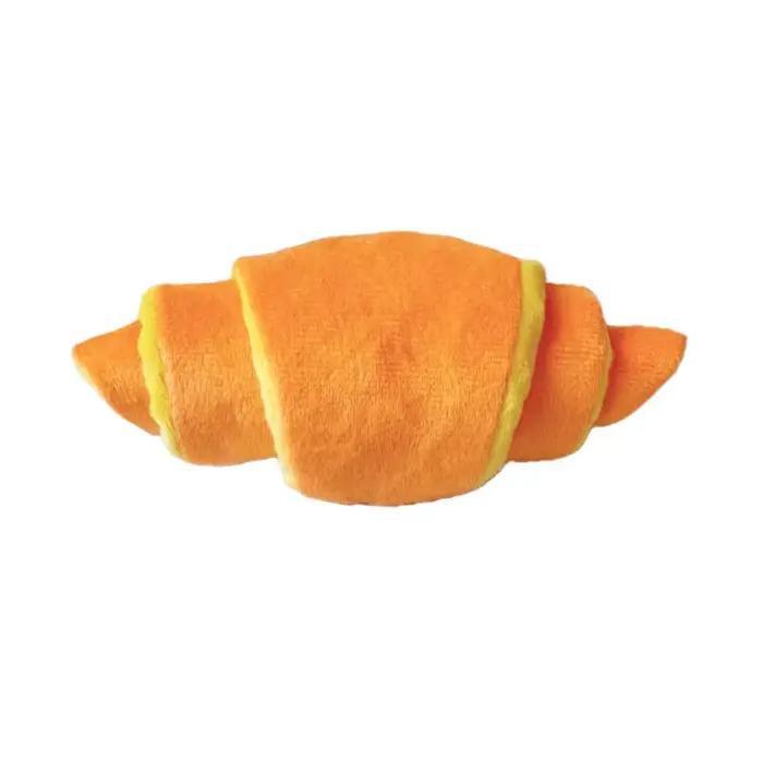 Jouet pour chien en peluche en forme de croissant pour chiens de petite à moyenne taille, jouet inte