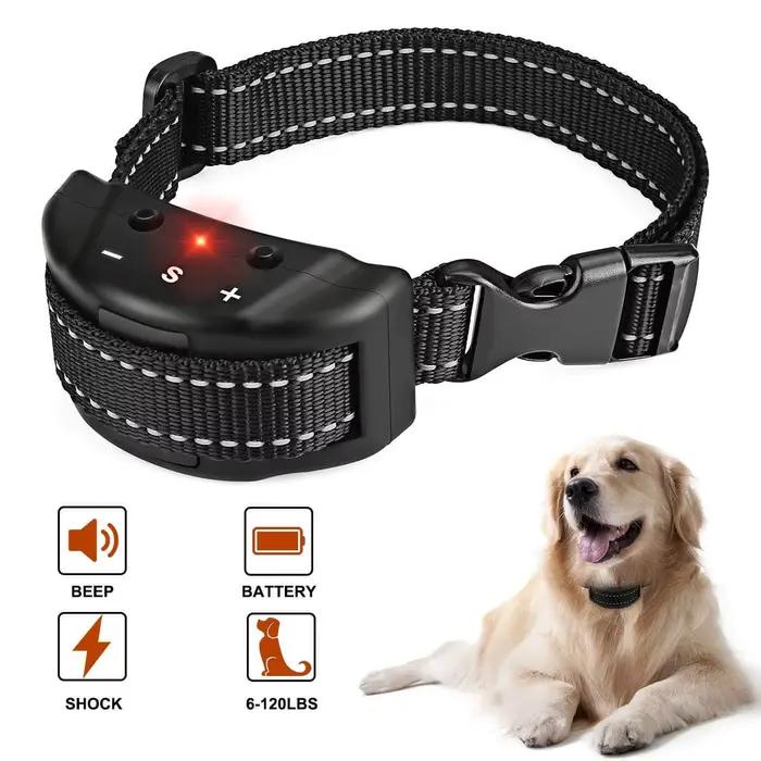 Collier électrique anti-aboiement pour petit animal de compagnie, tonalité sans aboiement, entraînem