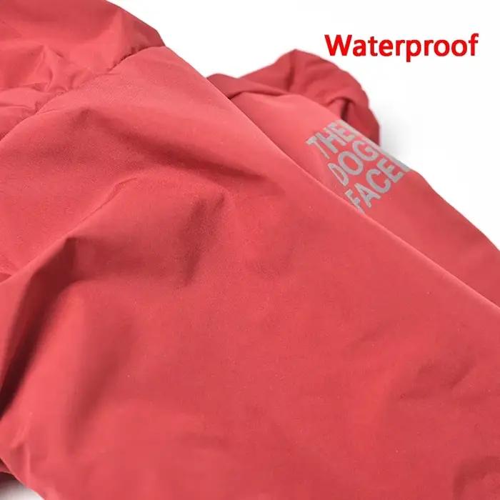 Vêtements réfléchissants pour animaux de compagnie, automne hiver, manteau chaud imperméable pour ch