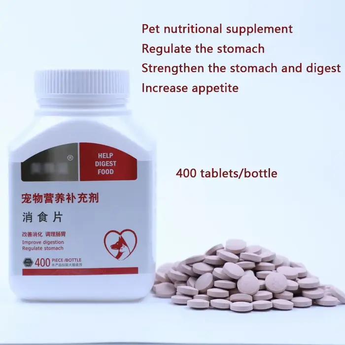 Comprimés digestifs pour chiens : 400 probiotiques, stimulant d'appétit, soin de la santé gastro-int