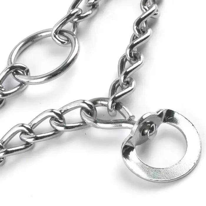 JOPet-Collier d'Entraînement Réglable pour Chien, Accessoire Professionnel en Acier D.lique, 45/50/5