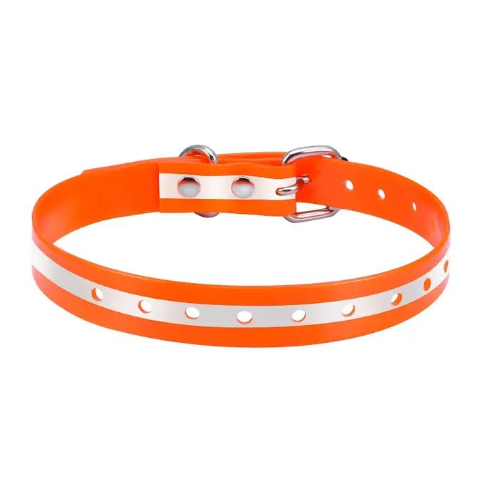 Collier réfléchissant jaune en TPU pour chien, colliers pour animaux de compagnie, pour petits, moye