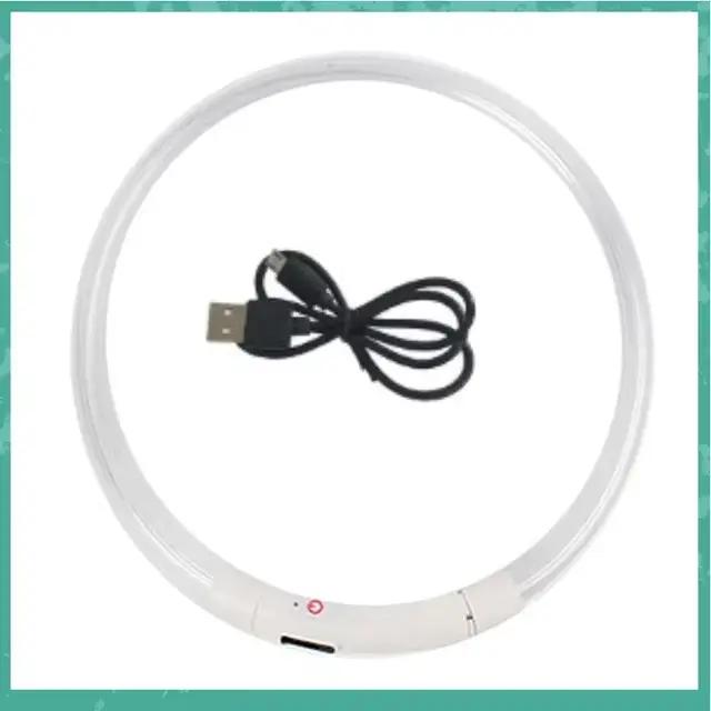 Collier de chien LED, collier de chien de compagnie éclairé rechargeable USB, 3 modes, collier de ch