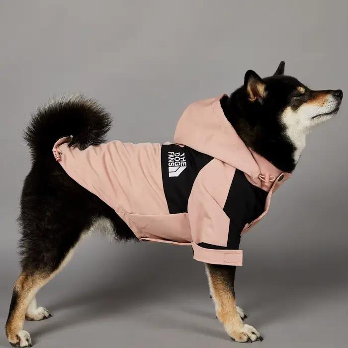Vêtements pour chiens imperméable pour petits et grands chiens manteau coupe-vent bouledogue françai