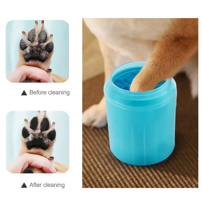Nettoyeur de pattes pour animaux de compagnie, piston de pattes, tasse de nettoyage des pieds en Sil