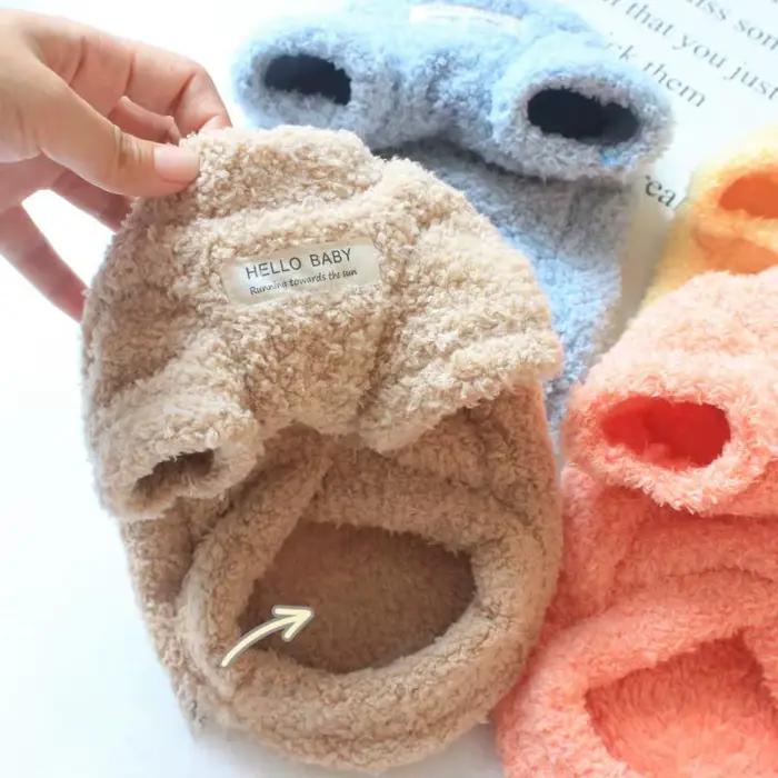 Pull d'hiver chaud en peluche pour chiens, vêtements pour chiens de petite et moyenne taille, mantea