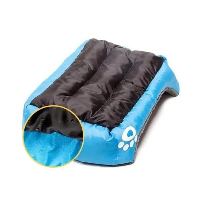 (S-3XL) grand lit pour chien chat 8 couleurs chaud confortable maison pour chien nid en polaire douc