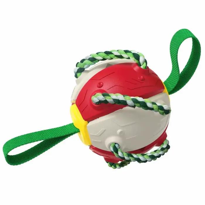 Ballon de football pour chien, jouets interactifs, jouets d'entraînement à extension automatique, jo