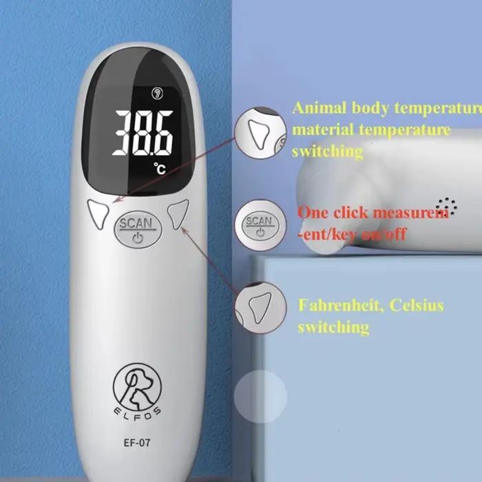 Thermomètre infrarouge pour animaux de compagnie, chien, chat, mesure médicale des animaux, électron