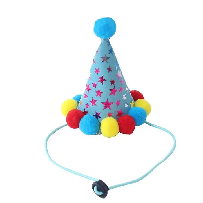 Ensemble de ixd'Anniversaire pour Animaux de Compagnie, Ballon, Bandana, Chapeau, Nministériels d Pa