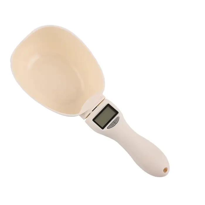 Cuillère de pesage pour aliments pour animaux de compagnie, outil de mesure électronique, balance po